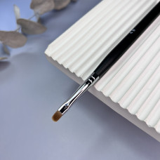 Кисть для геля Nail Art №4 овал (черная в тубе)