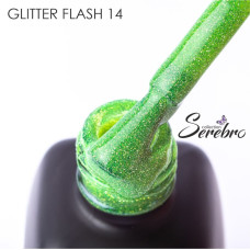 Гель-лак светоотражающий Glitter flash "Serebro collection" №14, 11 мл