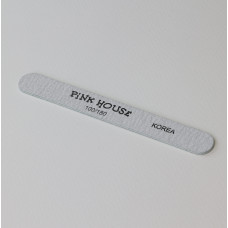 Мини-пилка Pink House прямая 100/180