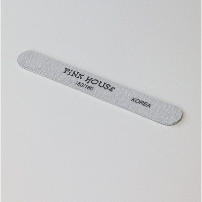 Мини-пилка Pink House прямая 150/180