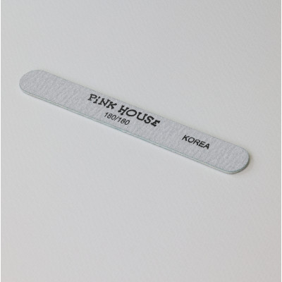 Мини-пилка Pink House прямая 180/180