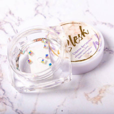 Стразы фигурные "Квадрат" "Blesk", цвет: голография 2 мм (10 шт)