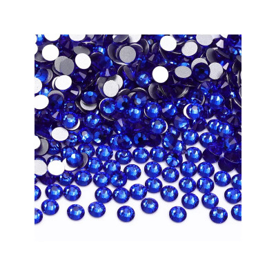 Стразы Vins (crystal lizer) синие микс размеров разделенные 1440шт