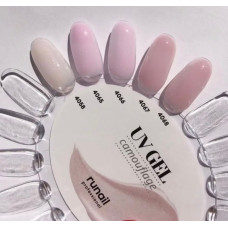 4068 Камуфлирующий Уф-гель (Сияющий лавандовый рассвет), 15 гр.