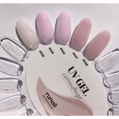 4068 Камуфлирующий Уф-гель (Сияющий лавандовый рассвет), 15 гр.