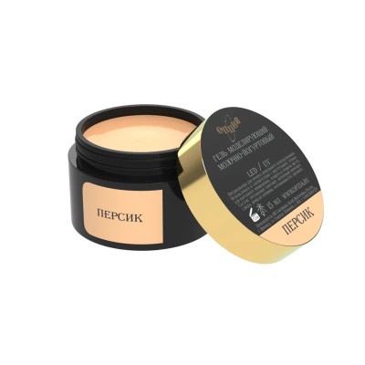  Гель ОПЦИЯ Моделирующий молочно-йогуртовый "ПЕРСИК" 15мл (арт. 91027)