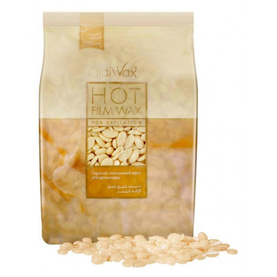 Воск горячий (пленочный) в гранулах ItalWax белый шоколад 500гр