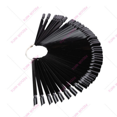 Палитра на кольце квадрат черные (50шт)