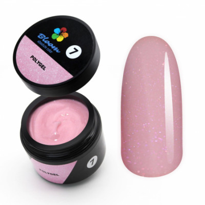 Полигель "Bloom" 07 с шиммером 30мл (Л)