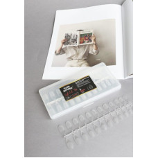 Pink House Типсы 01 гелевые с к/зоной миндаль 120 шт.