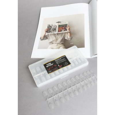 Pink House Типсы 01 гелевые с к/зоной миндаль 120 шт.