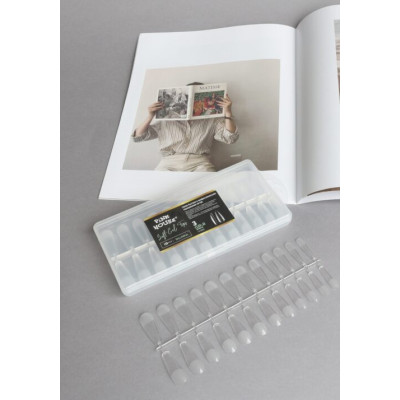 Pink House Типсы 03 гелевые с к/зоной балерина 120 шт.