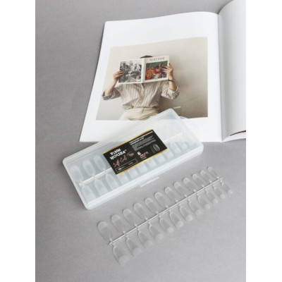 Pink House Типсы 06 гелевые с к/зоной овал 120 шт.