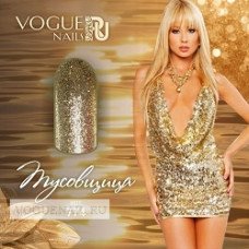 Гель лак Vogue nails сэффектом фольги Тусовщица, 10ml