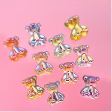 Фигурки ZOO 1752 объёмные "Мишки" 6,5*7,3 10шт