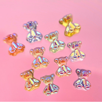 Фигурки ZOO 1752 объёмные "Мишки" 6,5*7,3 10шт