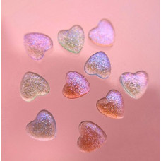 Фигурки ZOO 1753 объёмные "Сердечки" 10шт