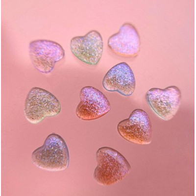 Фигурки ZOO 1753 объёмные "Сердечки" 10шт