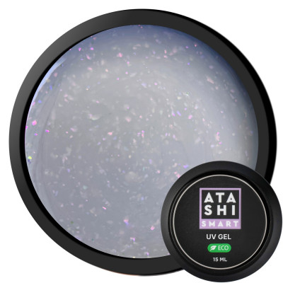 ATASHI Smart Uv gel, Grey party, 15мл