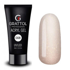 Grattol Acryl Gel 08 Glitter 30мл