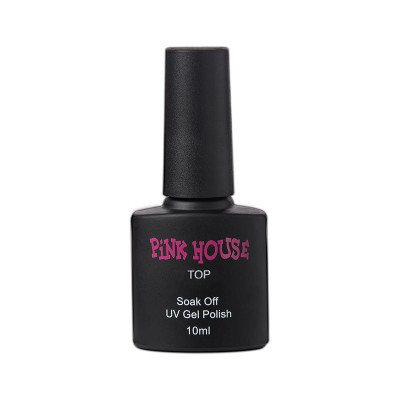 Pink House Color Топ N001 с эф.мокр.ногтей без УФ-фильтра 10 мл