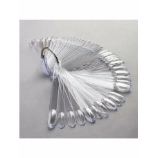 палитра на кольце овал прозрачные 50 шт.