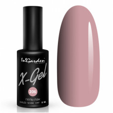 InGarden Гель-лак X-Gel №206, 8 мл