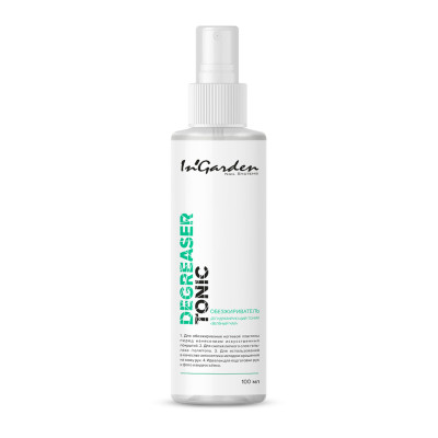 InGarden Обезжириватель дегидратирующий тоник Зеленый чай, 100мл