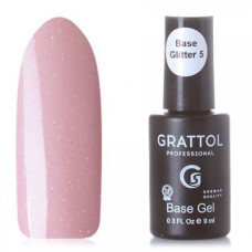 Grattol Rubber Base Glitter 5