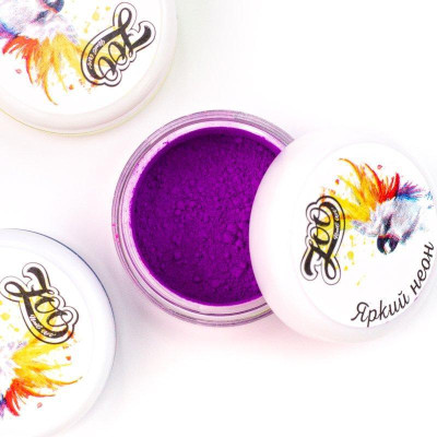 Втирка ZOO 1610 Пигмент неон фиолетовый