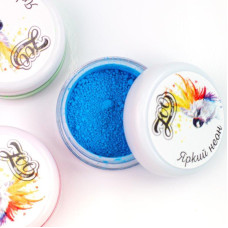 Втирка ZOO 1611 Пигмент неон голубой