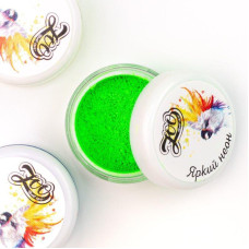 Втирка ZOO 1612 Пигмент неон зелёный