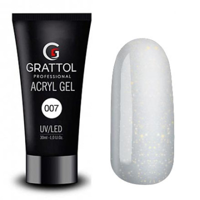 Grattol Acryl Gel 07 Glitter 30мл