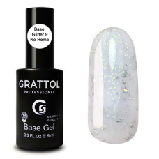 Grattol Rubber Base Glitter 9 Marble