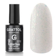 Grattol Rubber Base Glitter 10