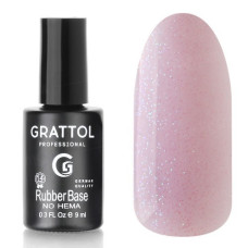 Grattol Rubber Base Glitter 12