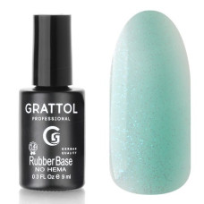 Grattol Rubber Base Glitter 16