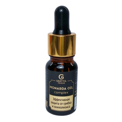 Grattol Premium Cuticle oil monarda 10 мл На основе эфирного масла Монарды.