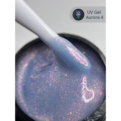 ATASHI Smart Uv gel, Aurora 4, 15мл