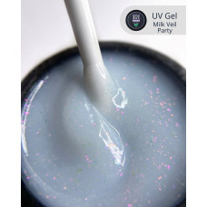 ATASHI Smart Uv gel, Shimmer Milk Veil, 15мл