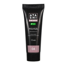 ATASHI Smart Полигель мелкозернистый, ECO, №4, 15мл