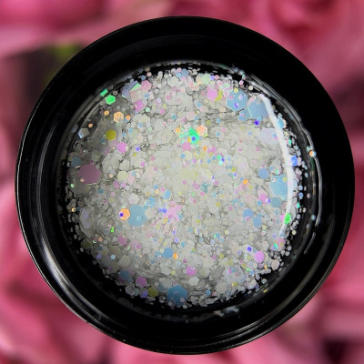 Глиттер гель ENIGMA Lolly Pop 01 builder gel 5 мл