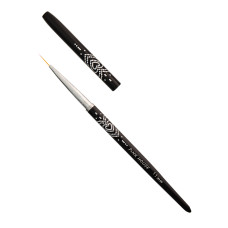 Кисть Pink House тонкая 11мм черная (крышка)