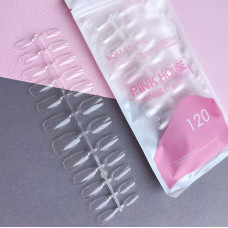 Pink House Типсы 03 Nail Kingdom гелевые без к/зоны XXL овал 120 шт.