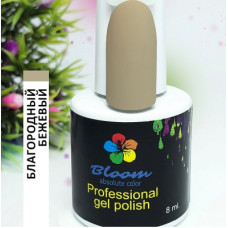 Гель-лак "Bloom" 8мл Благородный бежевый
