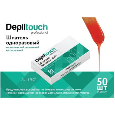 Шпатель деревянный Depiltouch 50шт 200x25мм