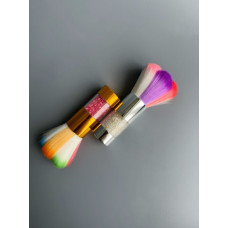 Сметка Радуга с камнями/бусинами золото