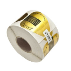 Формы ICE NOVA одноразовые 500шт широкие золотые