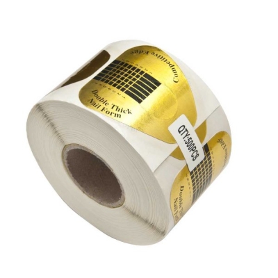 Формы ICE NOVA одноразовые 500шт широкие золотые