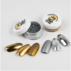 Втирка ZooNail зеркальная 1321 серебряный король